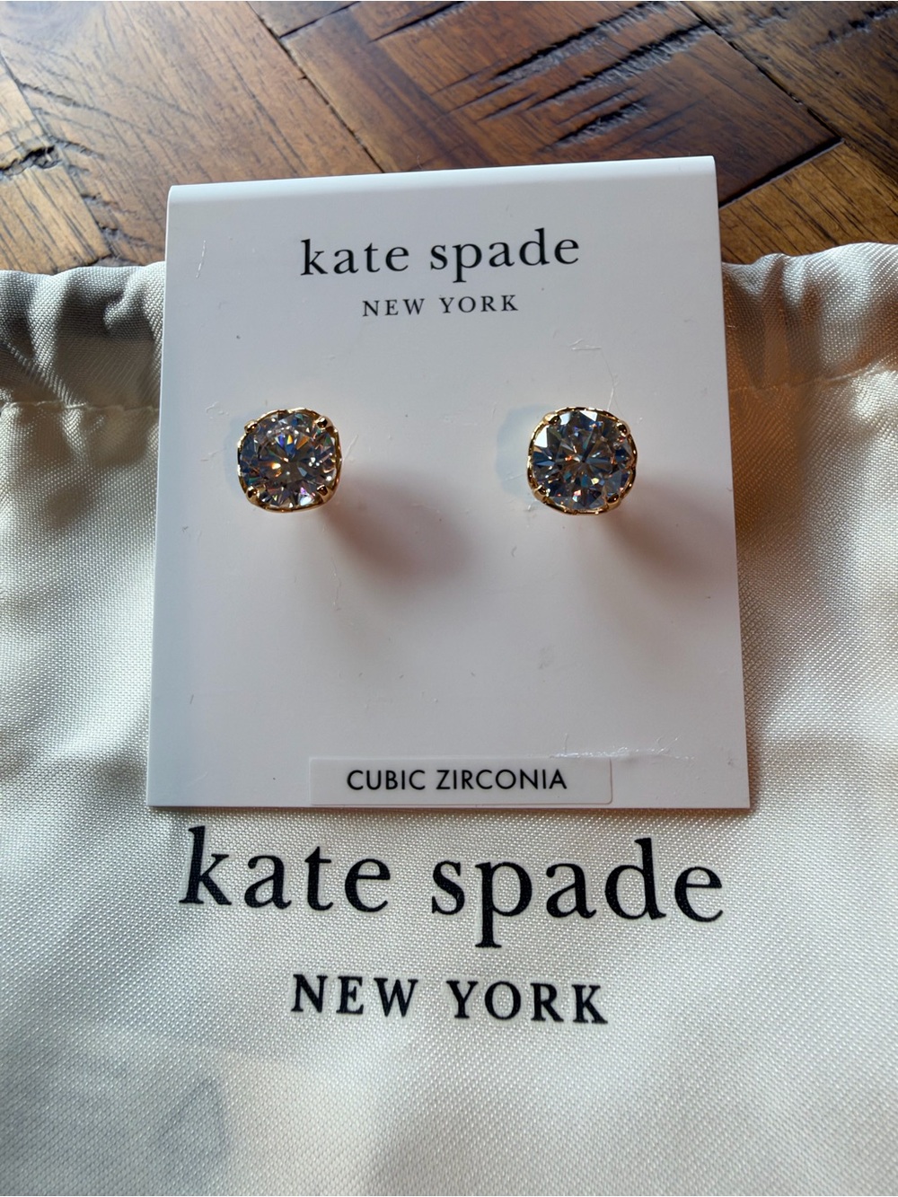 kate spade Crystal Stud Earrings - Picture 2 of 5